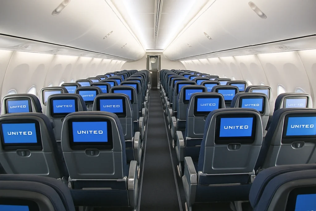 United Airlines Inside view